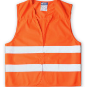 GILET SEGNALAZIONE ARANCIONE APERTO