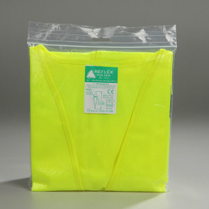 Art. 01706 GILET ALTA VISIBILITA' IN BUSTA GIALLO