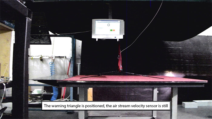 Stability Test for warning triangles